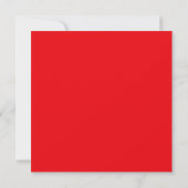 Silver Star Hearts on Red Background Karte (Rückseite)