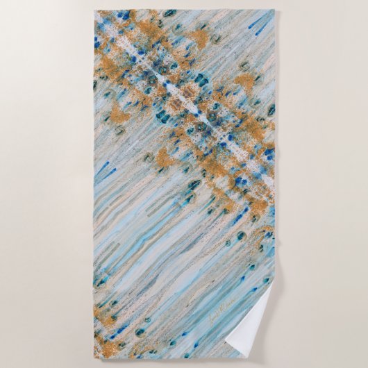 Silver Star Link - Strandtuch - Groß (Vorderseite)