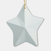 Silver Star Weihnachtsgeschmack Keramikornament (Links)
