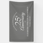 Silver Stardust 25. Jahrestag Begrüßung Banner (Vertikal)