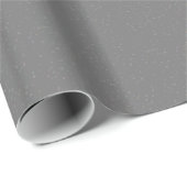 Silver Stardust Confetti Gift Wraps Geschenkpapier (Rolleneckpunkt)
