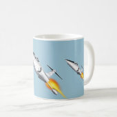 Silver Starfighter F104 Tasse (VorderseiteRechts)