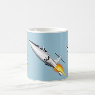 Silver Starfighter F104 Tasse