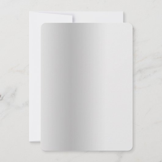 Silver Starfish und Ribbon Couple's Dusche Einladung (Rückseite)