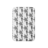 ***SILVER STARS*** BADEMATTE (Vorderseite Vertikal)