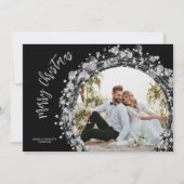 Silver Stars Frohe Weihnachten Foto (Vorderseite)