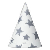 Silver Stars Party Hat Partyhütchen (Links)