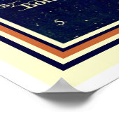 Silver Stars von Bohm Art Nouveau Poster 16 x 20 (Ecke)