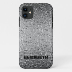 Silver Steel Metall Case-Mate iPhone Hülle