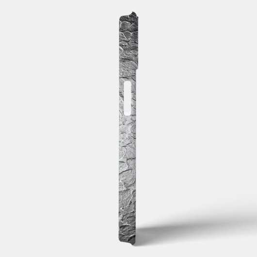 Silver Steel Metall Case-Mate iPhone Hülle (Rückseite / Rechts)