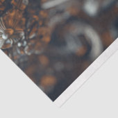 Silver Steel Skull Regal Crowning Decoupage Seidenpapier (Ausschnitt)