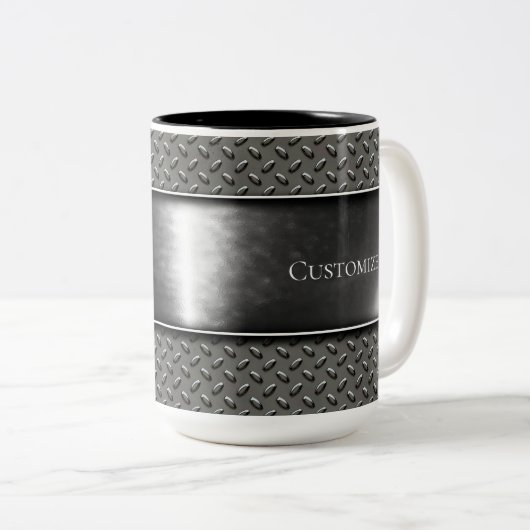 Silver Steel Tasse (VorderseiteRechts)