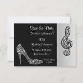 Silver Stiletto & Treble Cleft 40. Save the Date (Rückseite)