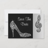 Silver Stiletto & Treble Cleft 60. Save the Date (Vorderseite)