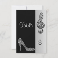 Silver Stiletto & Treble Cleft