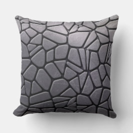 Silver Stone Decorative Throw Kissen