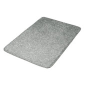 Silver Stone Gary Gold Marmor Lila Glitzer Badematte (Schrägansicht)