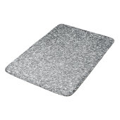 Silver Stone Gary Gold Marmor Lila Glitzer Badematte (Schrägansicht)
