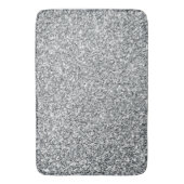 Silver Stone Gary Gold Marmor Lila Glitzer Badematte (Vorderseite Vertikal)