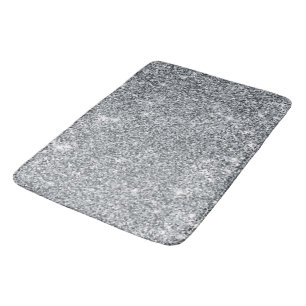 Silver Stone Gary Gold Marmor Lila Glitzer Badematte