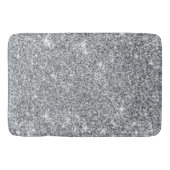 Silver Stone Gary Gold Marmor Lila Glitzer Badematte (Vorderseite)