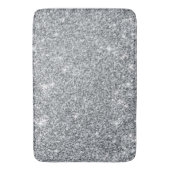Silver Stone Gary Gold Marmor Lila Glitzer Badematte (Vorderseite Vertikal)