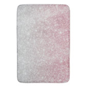 Silver Stone Gary Gold Marmor Lila Glitzer Badematte (Vorderseite Vertikal)