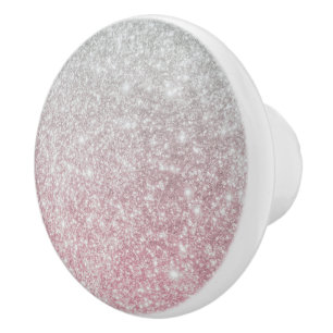 Silver Stone Gary Gold Marmor Lila Glitzer Ceram Keramikknauf