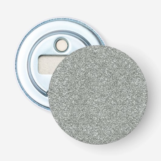 Silver Stone Gary Gold Marmor Lila Glitzer Flaschenöffner (Vorderseite)