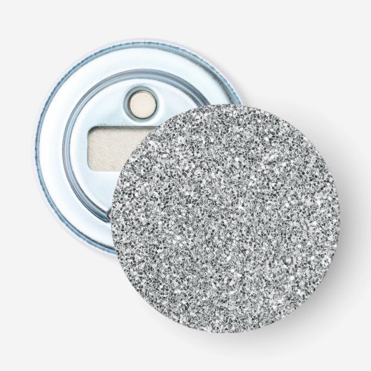 Silver Stone Gary Gold Marmor Lila Glitzer Flaschenöffner (Vorderseite)