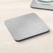 Silver Stone Gary Gold Marmor Lila Glitzer Getränkeuntersetzer (Linke Seite)