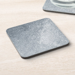 Silver Stone Gary Gold Marmor Lila Glitzer Getränkeuntersetzer