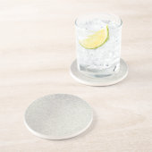 Silver Stone Gary Gold Marmor Lila Glitzer Getränkeuntersetzer (Seite)