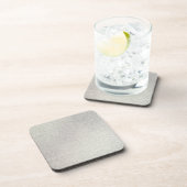 Silver Stone Gary Gold Marmor Lila Glitzer Getränkeuntersetzer (Rechte Seite)