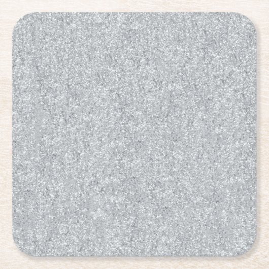 Silver Stone Gary Gold Marmor Lila Glitzer Rechteckiger Pappuntersetzer (Vorderseite)