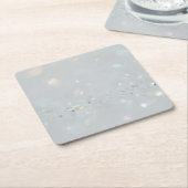 Silver Stone Gary Gold Marmor Lila Glitzer Rechteckiger Pappuntersetzer (angewinkelt)