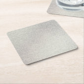 Silver Stone Gary Gold Marmor Lila Glitzer Rechteckiger Pappuntersetzer (angewinkelt)