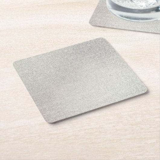 Silver Stone Gary Gold Marmor Lila Glitzer Rechteckiger Pappuntersetzer (angewinkelt)