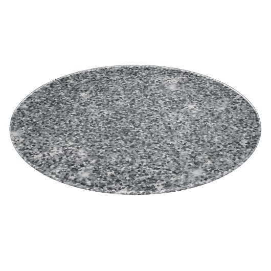 Silver Stone Gary Gold Marmor Lila Glitzer Schneidebrett (Ecke)