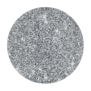 Silver Stone Gary Gold Marmor Lila Glitzer Schneidebrett