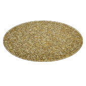 Silver Stone Gary Gold Marmor Lila Glitzer Schneidebrett (Ecke)