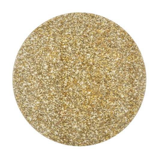 Silver Stone Gary Gold Marmor Lila Glitzer Schneidebrett (Vorderseite)