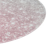 Silver Stone Gary Gold Marmor Lila Glitzer Schneidebrett (Ecke)