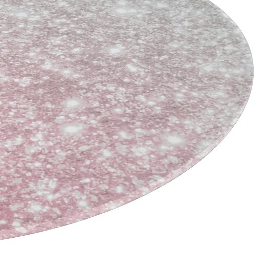 Silver Stone Gary Gold Marmor Lila Glitzer Schneidebrett (Ecke)