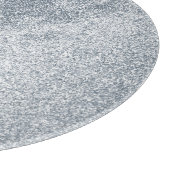 Silver Stone Gary Gold Marmor Lila Glitzer Schneidebrett (Ecke)