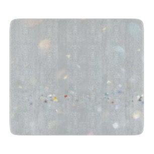 Silver Stone Gary Gold Marmor Lila Glitzer Schneidebrett
