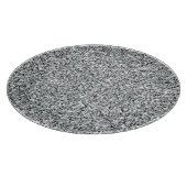 Silver Stone Gary Gold Marmor Lila Glitzer Schneidebrett (Ecke)