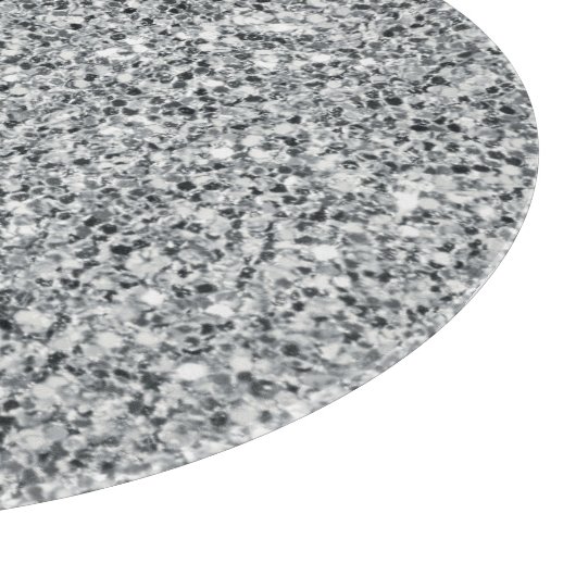 Silver Stone Gary Gold Marmor Lila Glitzer Schneidebrett (Ecke)