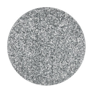 Silver Stone Gary Gold Marmor Lila Glitzer Schneidebrett