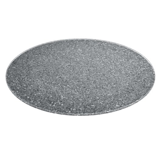 Silver Stone Gary Gold Marmor Lila Glitzer Schneidebrett (Ecke)